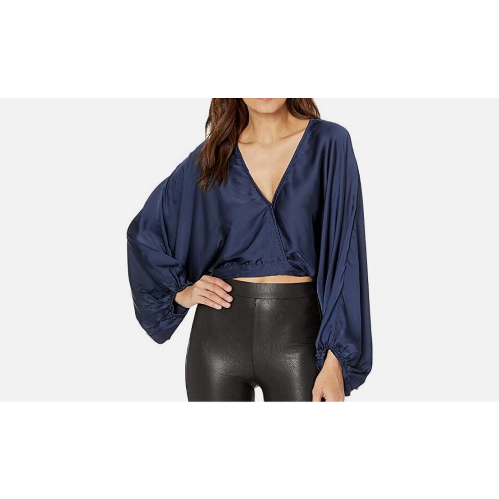 Women's Free People Blouse Size XS Blue